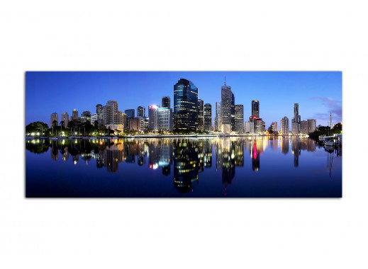 Фотокартина в интерьер Мегаполис на закате