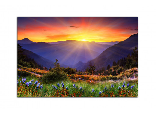 Фотокартина Рассвет в горах